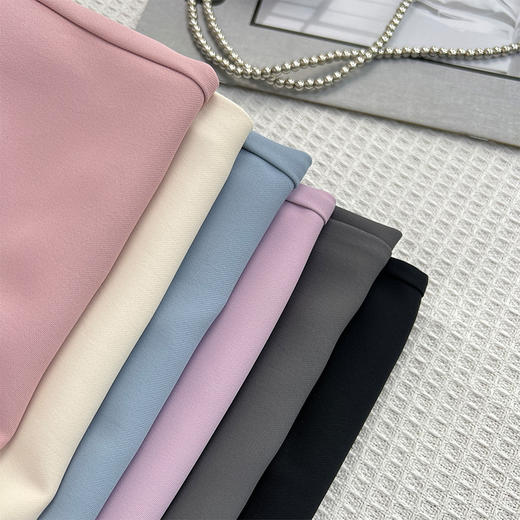 夏季新款休闲西装裤，高腰宽松，瘦不紧致，阔腿设计更显修长，百搭直筒拖地裤子，让你一秒变身职场女王！ 商品图6