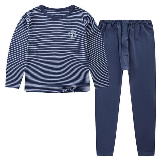 韩版弹力内衣套装男女秋款莱卡棉中大童秋衣裤睡衣家居服一件代发 商品图4