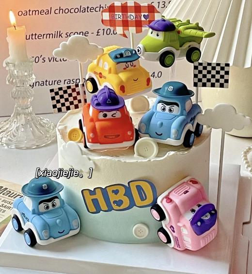 可爱的小车车蛋糕-低糖处理无添加 商品图1