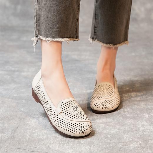 MLD-9533春夏新款凉鞋平底防滑镂空浅口低帮透气休闲凉鞋女 商品图4
