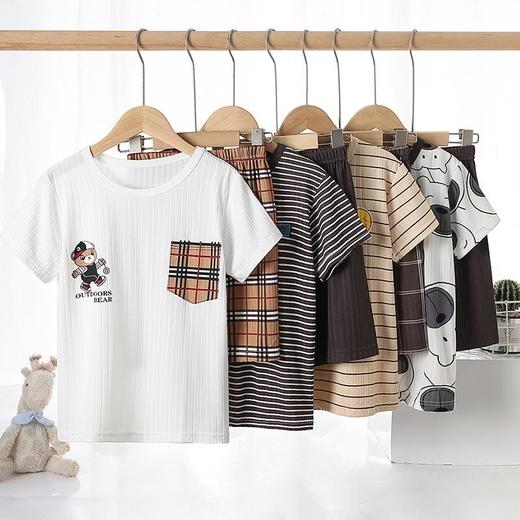 儿童睡衣男童夏季新款空调中大童男女童亲子装宝宝薄款家居服批发 商品图1