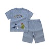 【两件套】韩版中大童短袖男女童春夏卡通学生套装儿童七分裤宽松 商品缩略图4