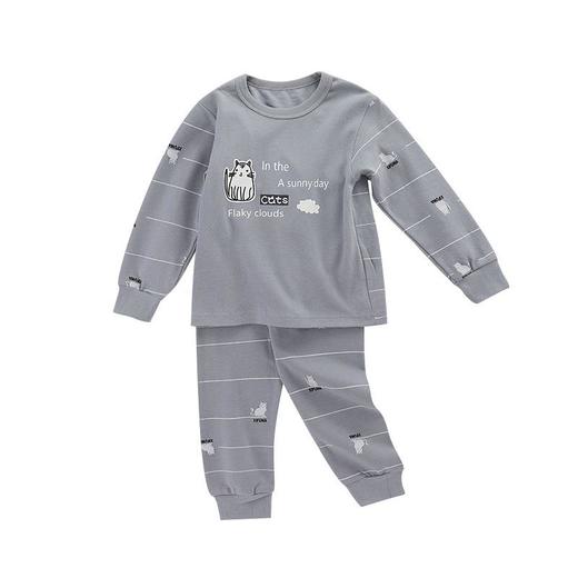 秋冬青少年新款童装中大童秋衣秋裤纯棉保暖家居内衣套装厂家批发 商品图4