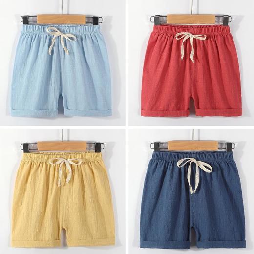 夏季男童1短裤2棉麻3新款4夏装5童装6宝宝7外穿8儿童9岁男孩女童 商品图0