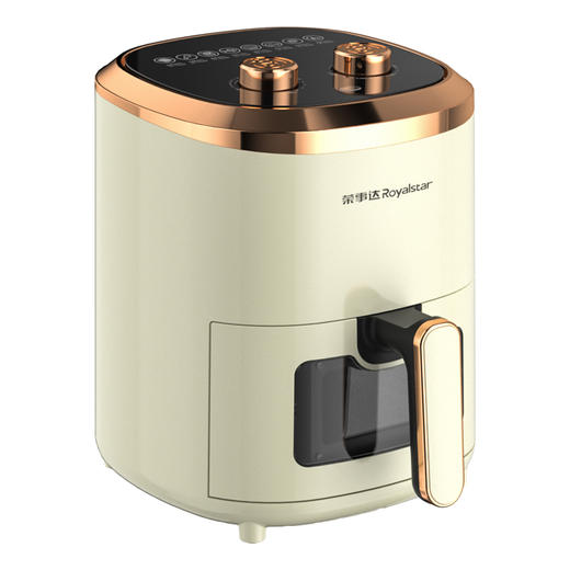【可视窗口 轻烟少油】荣事达空气炸锅家用多功能3.5L大容量可视电炸锅精准定时不粘易清洗无油烟空气炸锅RS-AF1537S 商品图5