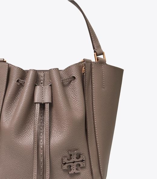 折上折！Tory Burch TB专柜款MCGRAW菜篮子包 大象灰🐘 商品图3