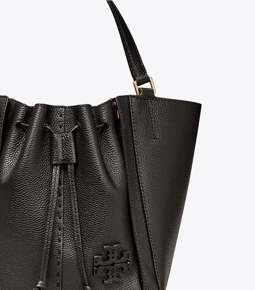 折上折！Tory Burch TB专柜款MCGRAW菜篮子包 大象灰🐘 商品图11
