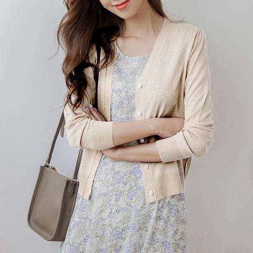 冰丝平面针夏季外搭披肩薄款SR-K1113 商品图8