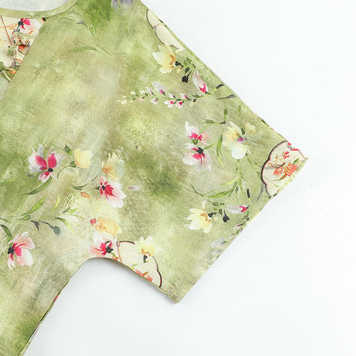 短袖天丝棉休闲套装，中老年人妈妈装加肥大码两件套TYWF-C428DEX335 商品图2