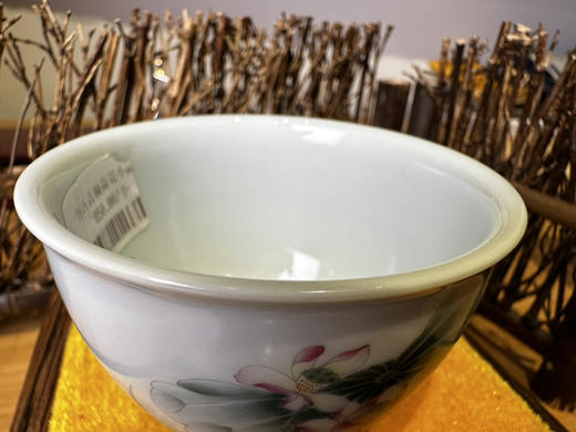 仿古青釉荷花小缸杯 商品图3