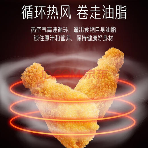 美的（Midea）空气炸锅4L家用多功能大可视全自动薯条机烤箱智能电炸锅MF-KZC4001 商品图0