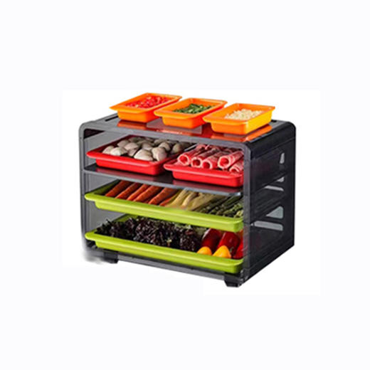 摩飞备菜盘配菜盘厨房家用分类标识配菜托盘神器多层备菜置物架 商品图0