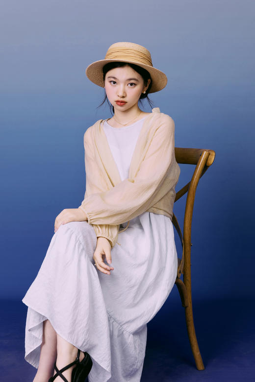 珍珠系列~~巴洛克珍珠18k金豆（一颗）项链/18k的金豆项链（ 调节球 5颗 ）可叠戴- 商品图5