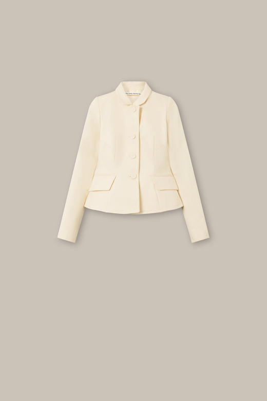 Mark Kenly Domino Tan  奶油色JUSTINE收腰短夹克 商品图2