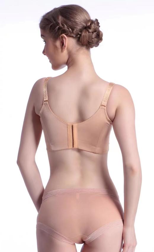 内衣女聚拢五排扣调整型矫正下垂上托收副乳薄款无海绵美容院文胸 商品图3