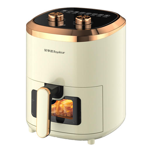 【可视窗口 轻烟少油】荣事达空气炸锅家用多功能3.5L大容量可视电炸锅精准定时不粘易清洗无油烟空气炸锅RS-AF1537S 商品图9