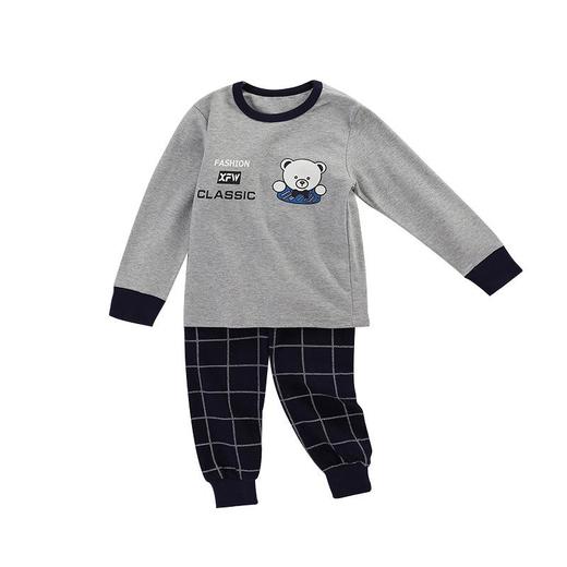 春秋童装代发儿童纯棉保暖内衣套装男童女童秋衣秋裤家居服批发 商品图4