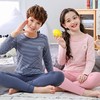 韩版弹力内衣套装男女秋款莱卡棉中大童秋衣裤睡衣家居服一件代发 商品缩略图0