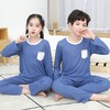 好心好益男女童空调服夏季薄款睡衣春夏打底童装中大童儿童家居服 商品缩略图1