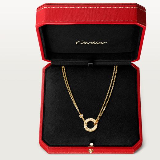 【预定款】 CARTIER 卡地亚  LOVE项链，镶嵌2颗钻石 18K玫瑰金/黄金 B7224509 商品图9