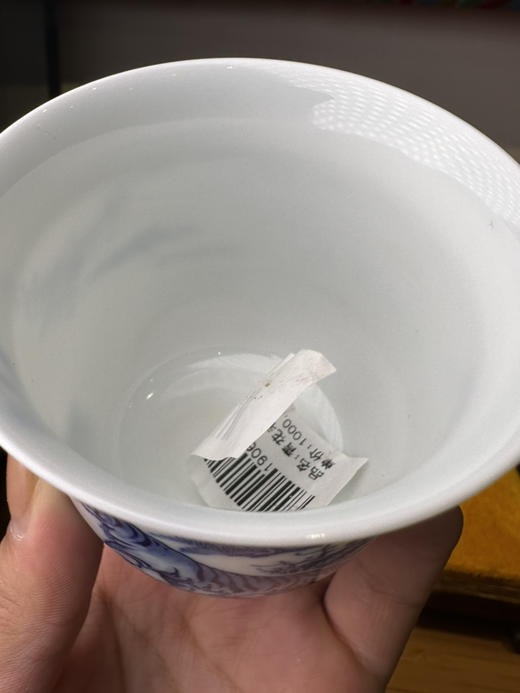 青花老虎手绘品杯 商品图3