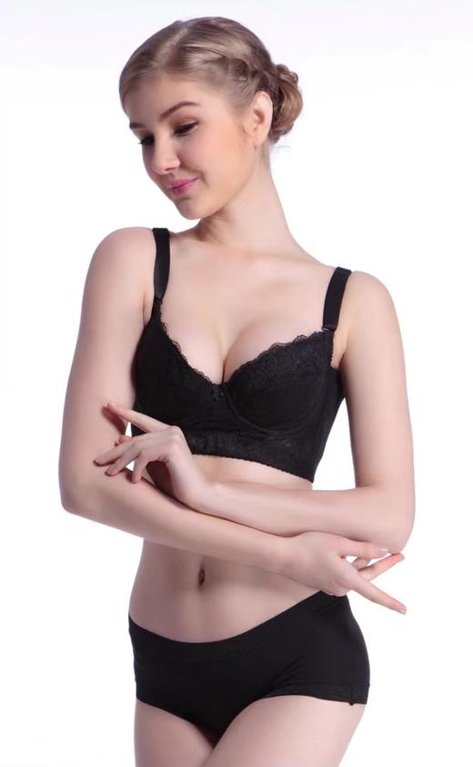 内衣女聚拢五排扣调整型矫正下垂上托收副乳薄款无海绵美容院文胸 商品图5