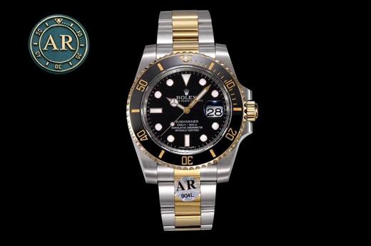 AR厂超强神力作间金黑水鬼复刻手表一比一手表n厂c厂clean厂vs厂与正品对比 商品图12