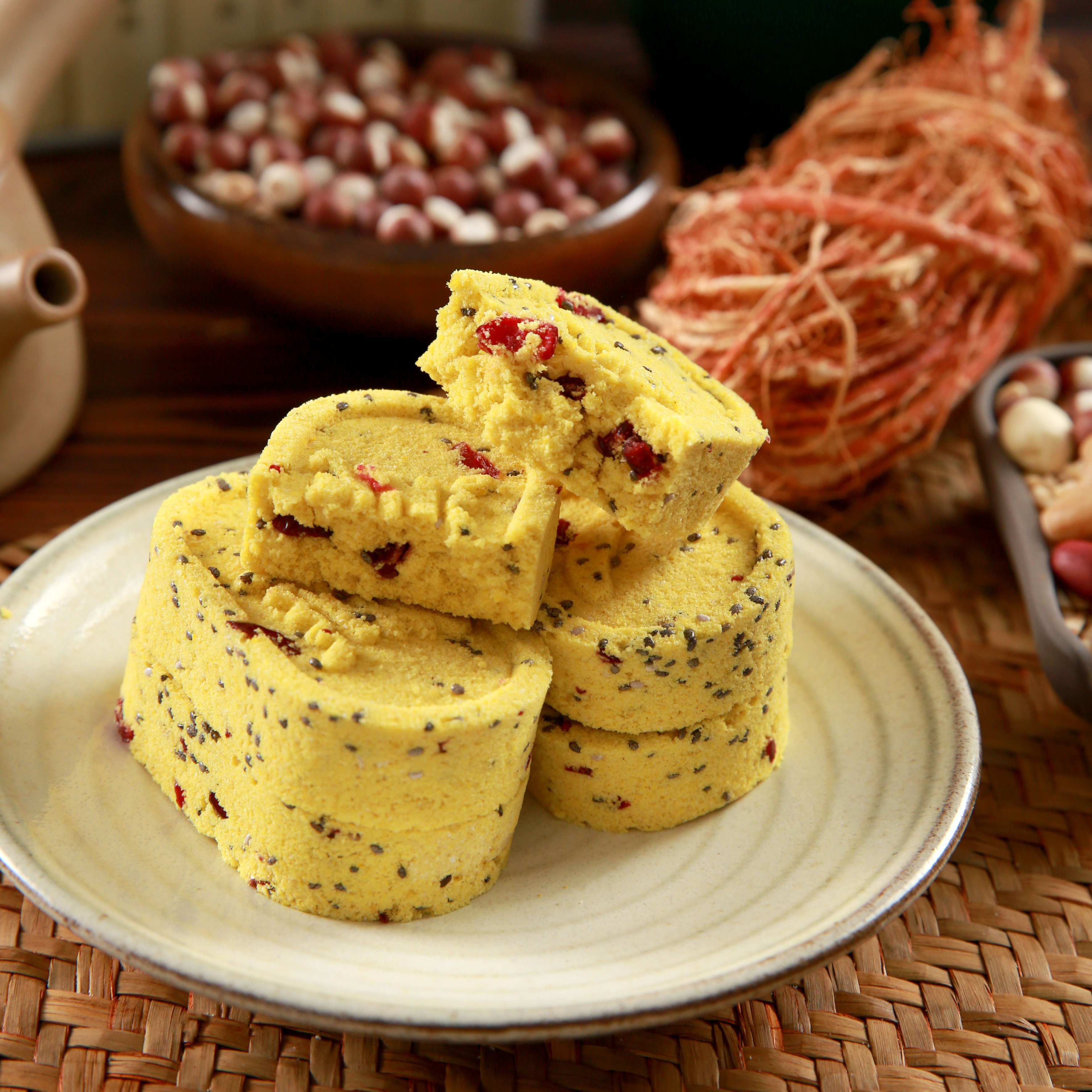 五指毛桃茯苓糕 五指毛桃、八珍粉 不添加蔗糖