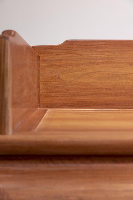 红桥红  家具严选  缅甸花梨（大果紫檀）  【205弯腿三围独板 罗汉床两件套 两拼】 商品图3