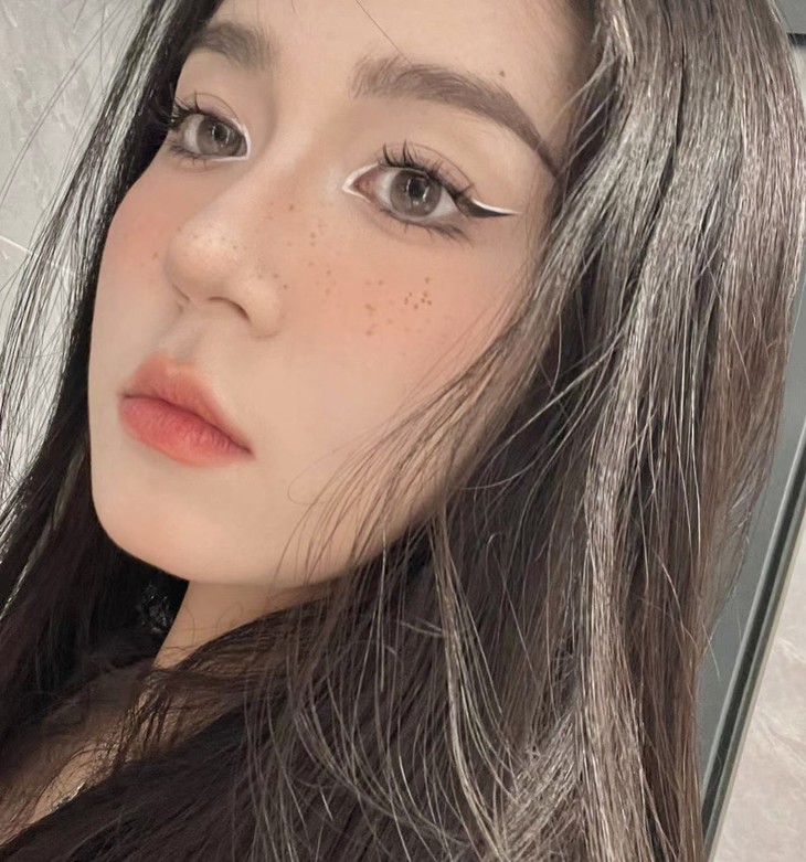 iMUDI美瞳 年抛隐形眼镜 奶泡泡 14.0mm 1副/2片 左右度数可不同-VVCON美瞳商城15