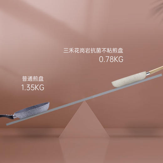 三禾膳食花岗岩系列抗菌不粘煎锅LJ26K7 26cm 商品图5