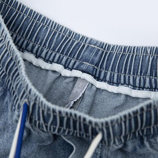 HX 夏季水洗牛仔五分裤宽松版型C207320018101短裤 商品图7