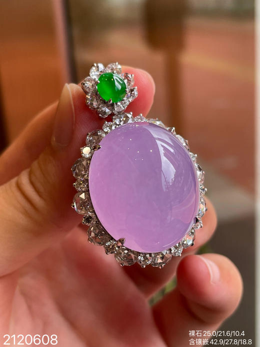 紫罗兰蛋面吊坠【2120608】具体价格微信咨询 商品图8