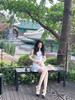 DUO智仙生 芭比系列聪明感学院派白色衬衫花边连衣裙 商品缩略图4