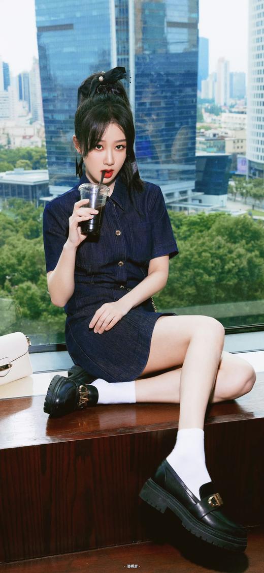 杨紫同款！MK Parker厚底真皮乐福鞋 国内￥2900 粉色/酒红色特价 商品图2