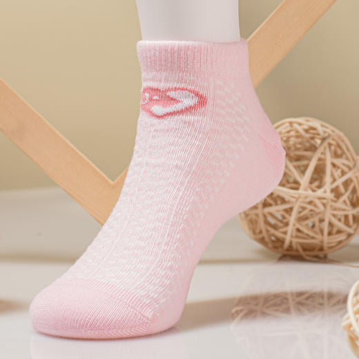 大童网面休闲直板袜精梳棉袜袜头无骨舒适透气【2313208】 商品图1