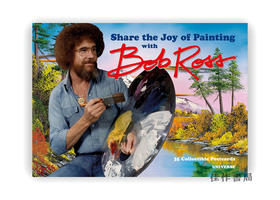 Share the Joy of Painting with Bob Ross: 35 Postcards / 与鲍勃·罗斯分享绘画的乐趣:35张明信片