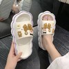 新款云朵拖鞋女，厚底设计，穿着舒适，防滑耐磨，室内外通用。DIY个性设计，让你变得可爱又时尚！ 商品缩略图0