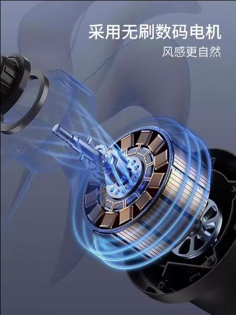 莱克（LEXY）智能空气调节扇F503 家用办公落地扇 低噪远距离送风 商品图3