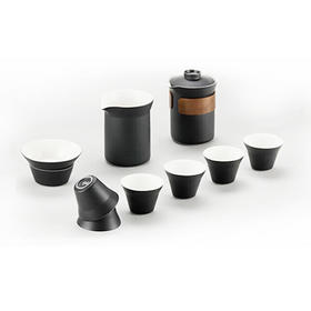 鸣盏｜十件套 德化整套茶具 家用 办公茶盘陶瓷泡茶壶 MZ-8011 功夫茶具套装