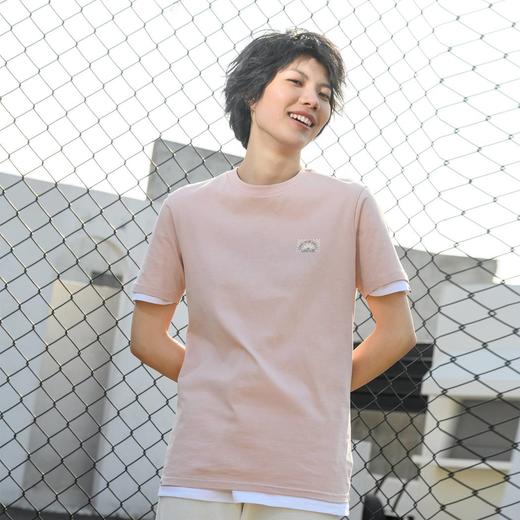 VANS 女子短袖T恤浅色春季简约个性舒适休闲VN0008Z6 商品图1