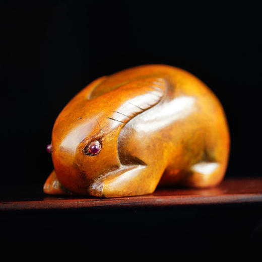 西泠印社 仿唐兔型镇尺文房四宝书法国画宣纸镇摆件把玩仿古青铜器兔子铜镇纸书镇纸铜文房送礼收藏 商品图4