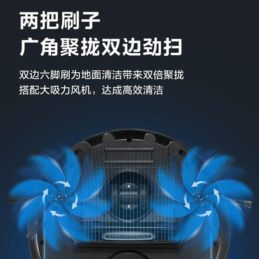 美的（Midea）扫吸一体 全自动 扫地机器人纤薄机身环境感应 低噪 Q4 商品图2