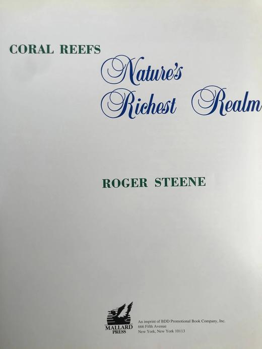 珊瑚礁：大自然最富饶的王国 300余幅彩色插图 精装大16开 商品图3