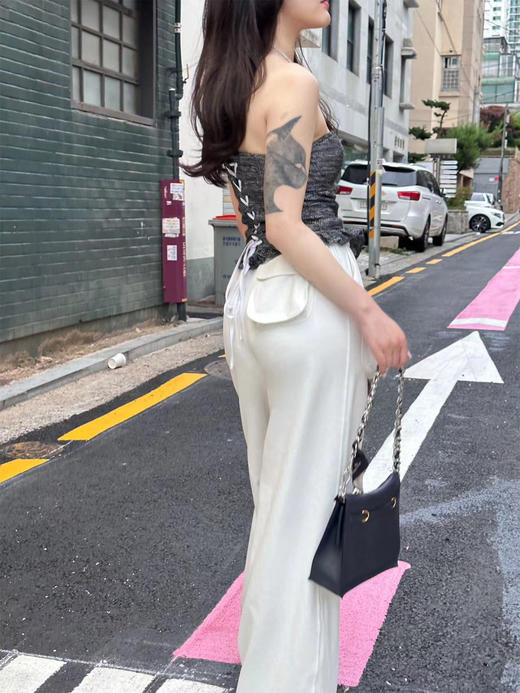 DUO智仙生 珍珠绸多口袋功能性休闲运动裤 商品图1