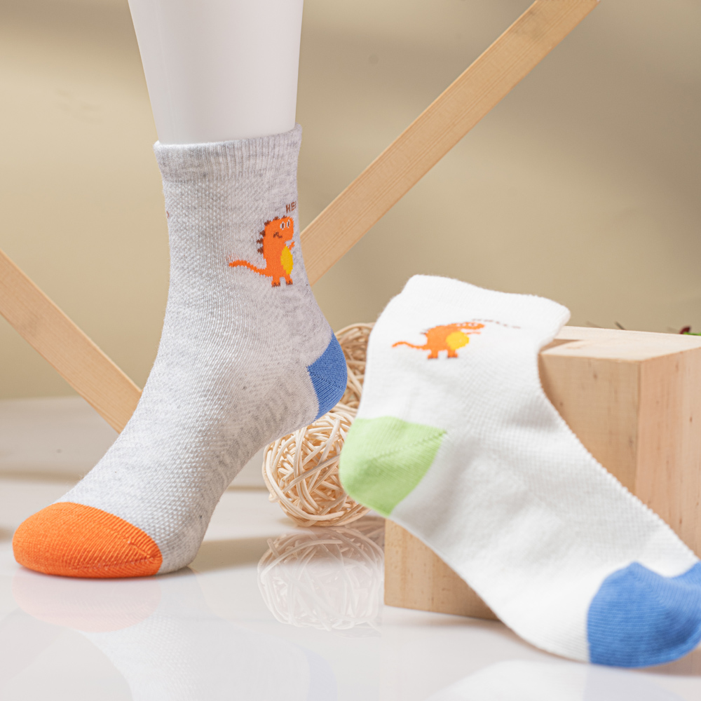 中童网面网眼休闲袜无骨精梳棉袜吸汗透气防臭【2313203】