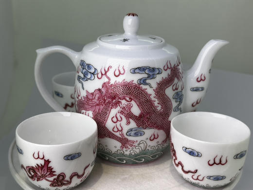景德镇宝石红龙套组 商品图4