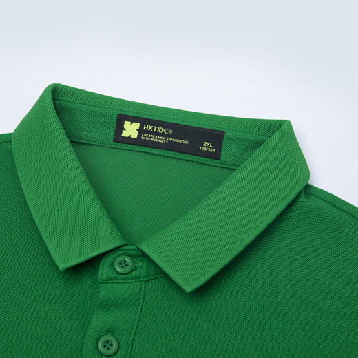 【断码清仓】HX 夏季翻领短袖T恤S102320919101POLO杉 商品图6