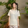 VANS 女子短袖T恤浅色春季简约个性舒适休闲VN0008Z6 商品缩略图0