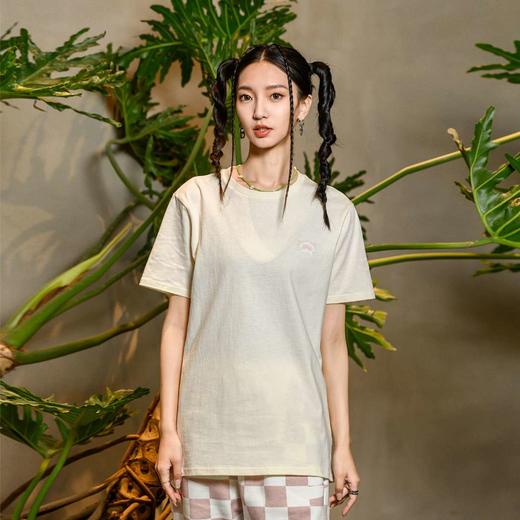 VANS 女子短袖T恤浅色春季简约个性舒适休闲VN0008Z6 商品图0